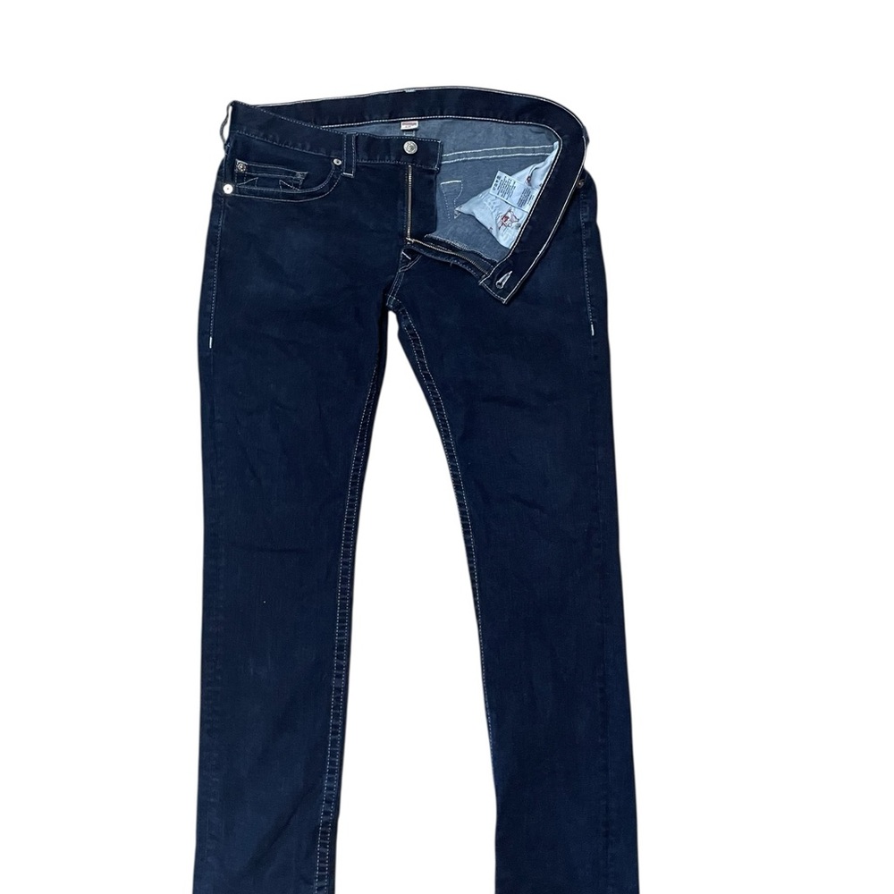 Men’s True Religion Dark Indigo Slim Jeans Size 40